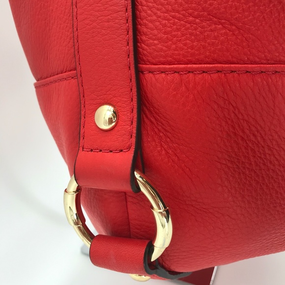 Michael Kors Large Mandarin Red Orange Hobo - Picture 7 of 8